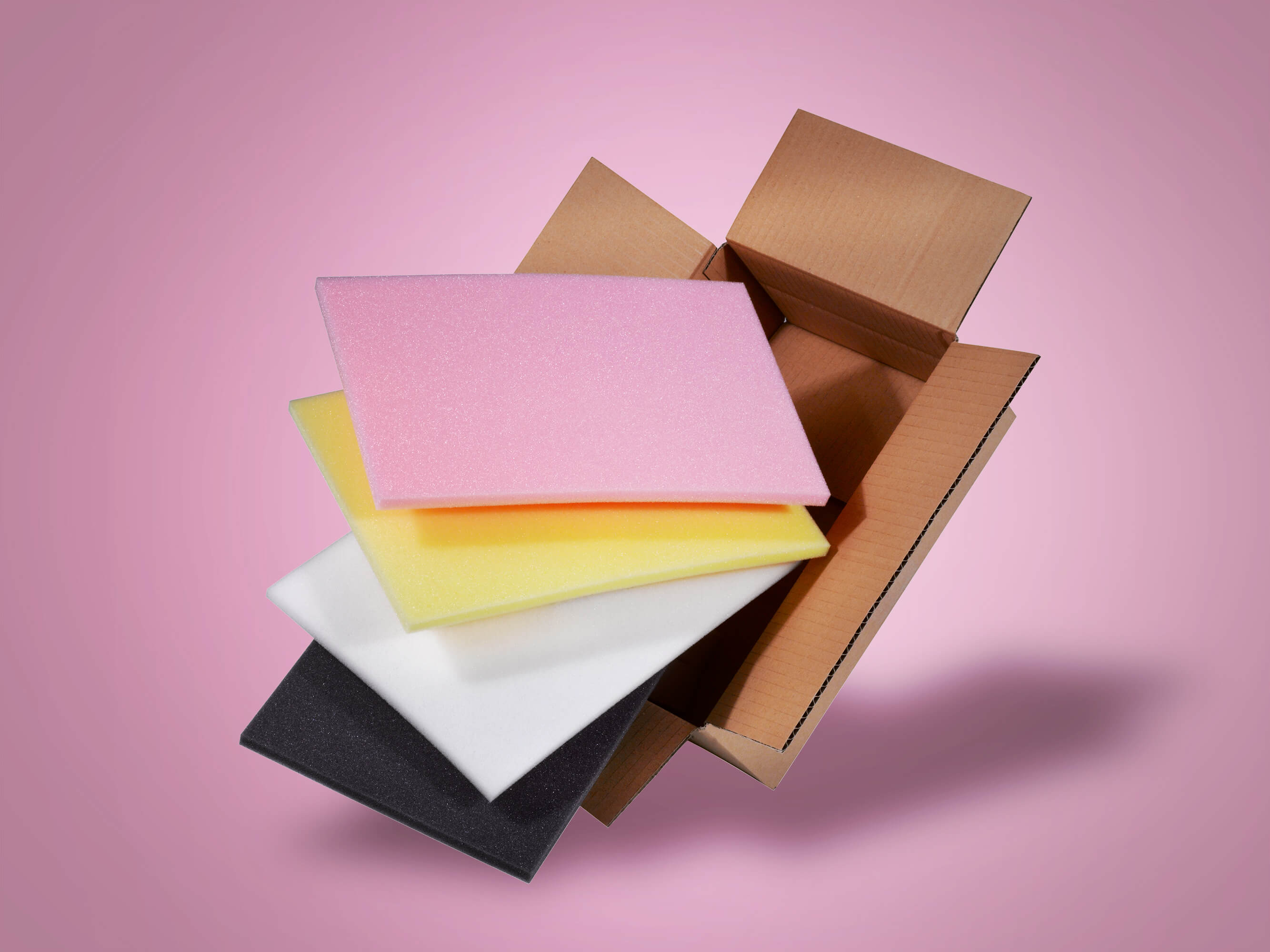 PUR Schaumstoff zum Verpacken auf Maß geschnitten