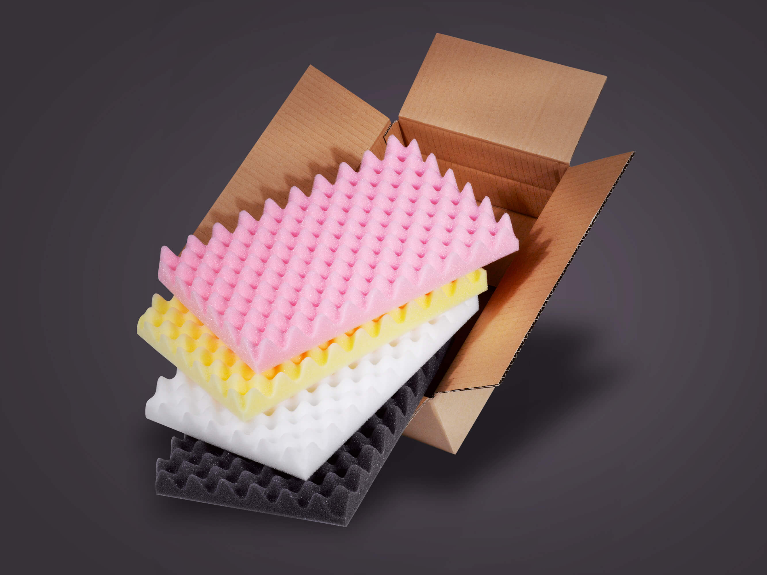 aixPAD Noppenschaumstoff PUR für den Warenversand