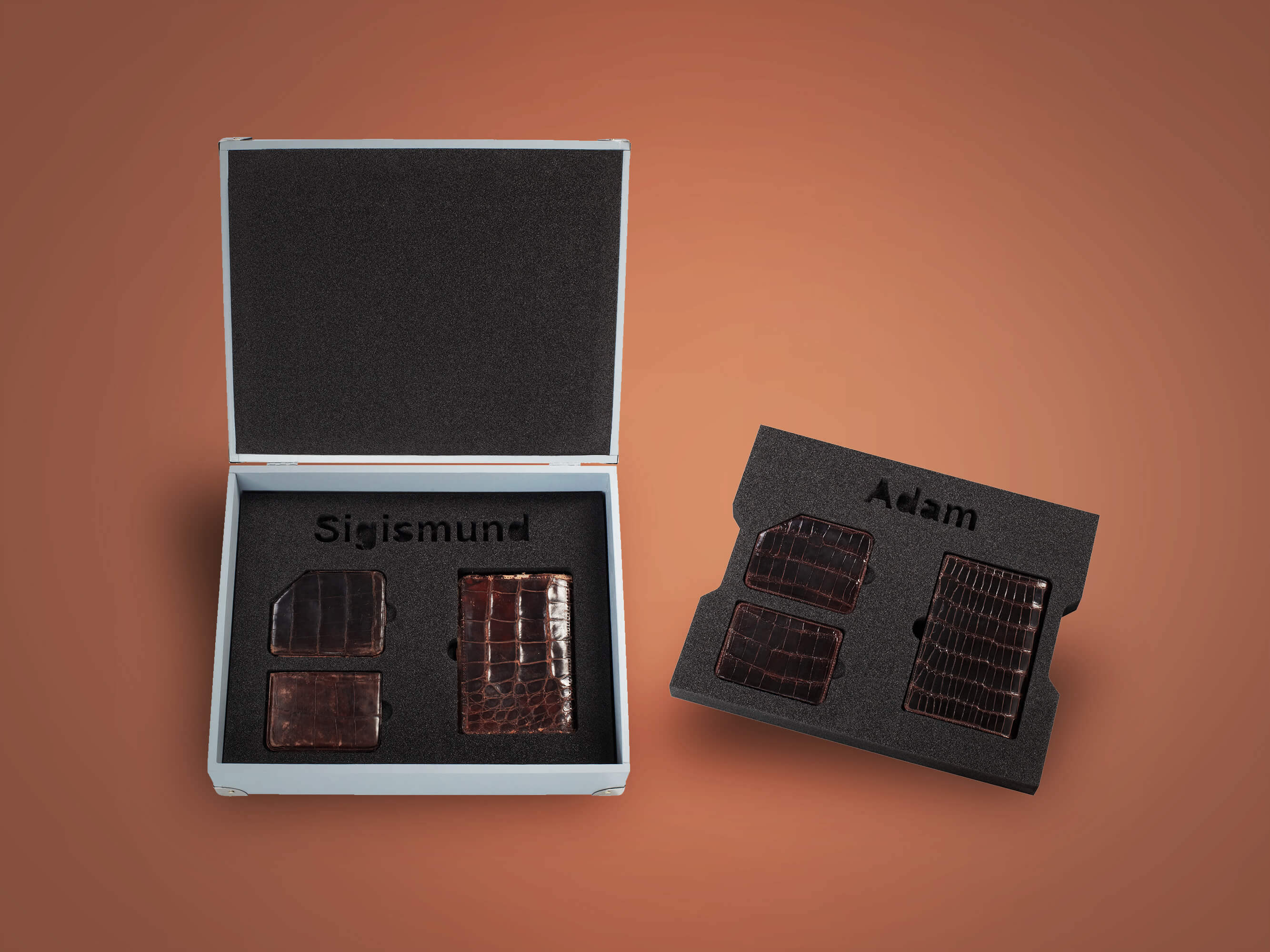 Präsentationsinlay Koffer