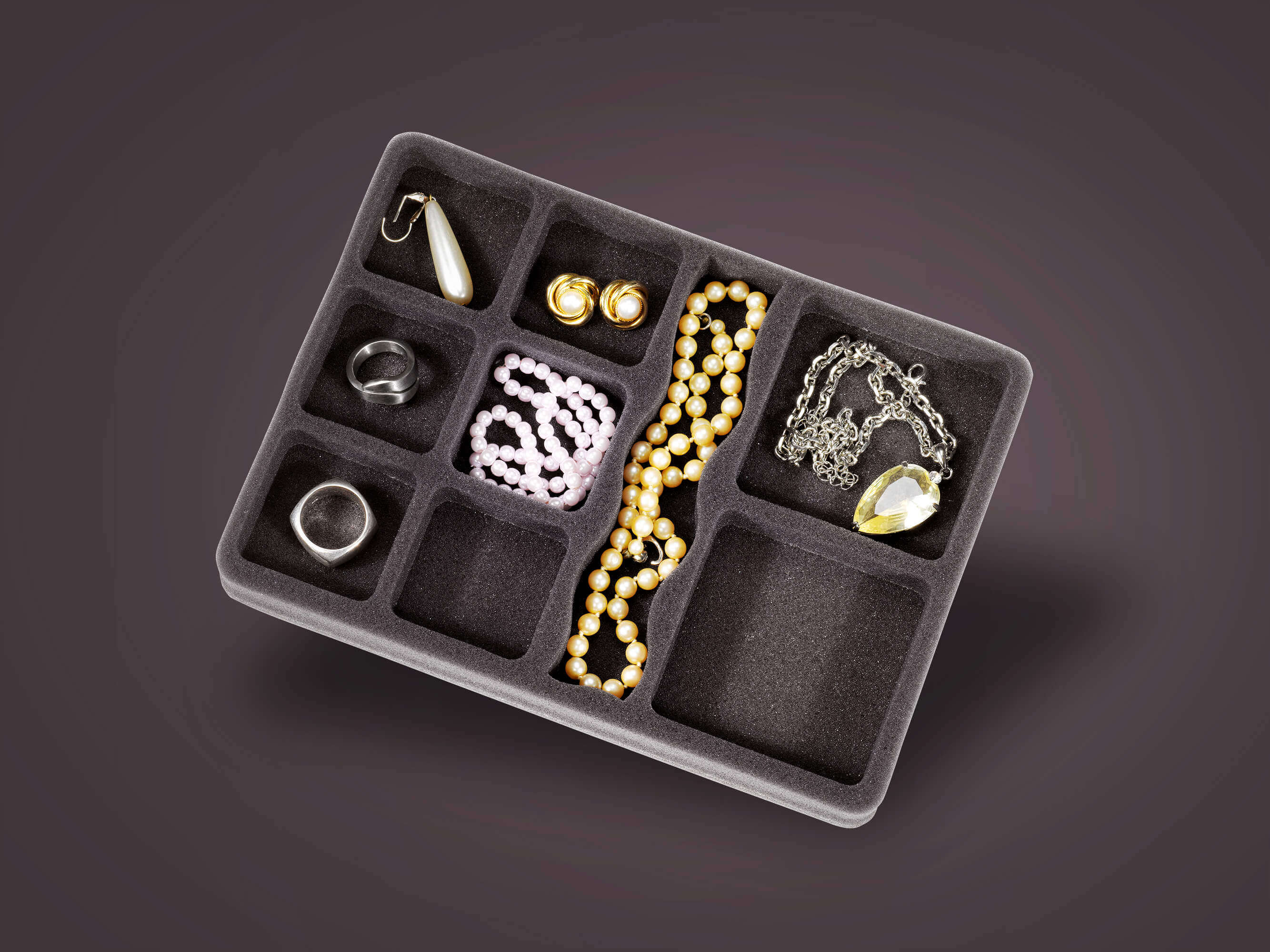 Verpackungstray Schaumstoff